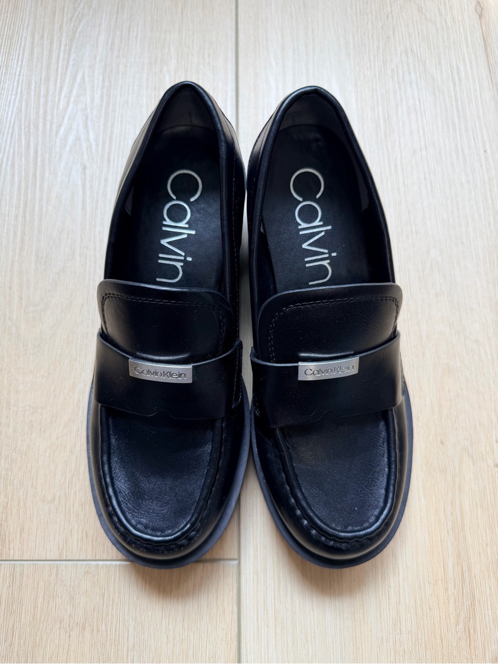 Women's Calvin Klein Marli Lug Sole Loafers, size 6